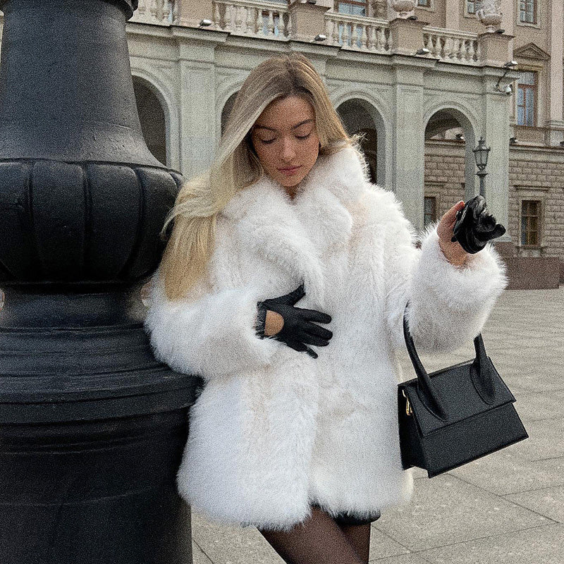 Soft Faux Fur Coat