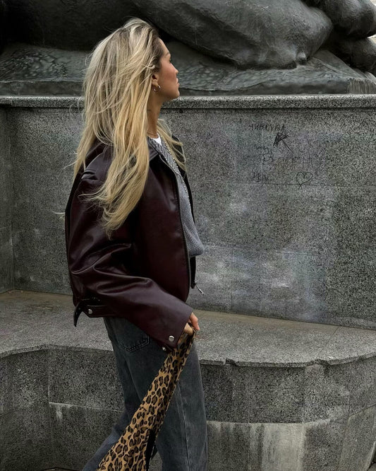 Bomber Burgundy jacket